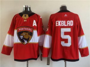 Florida Panthers #5 Aaron Ekblad Red Jersey